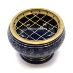 Chakra Tall Charcoal Incense Jar - Throat - Image 2