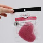 Konjac Heart Sponge - Peach - Image 4