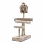 Three Branch & Buddha Stand - Whitewash - Image 2