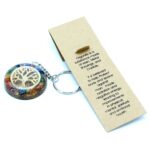 Orgonite Power Keyring - Gemstones Chakra Tree of Life - Image 3