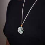 Crystal Gemstone Necklace Cord 45cm/18inch - Natural - Image 5