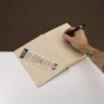 Lrg Lokta Inspiration Notebook (21x15cm) - 45 leafs - A Breath - inc bookmark - Image 4