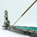 Buddha Long Leaf Tibetan Decor Incense Holder - Image 5