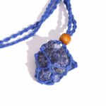Crystal Gemstone Necklace Cord 45cm/18inch - Navy - Image 4