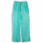 (ML) Nomad Sari On the Med Collection - Lounge Pants - Turquoise & Gold Fish Design - Image 3