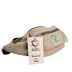 Cotton Hemp Style Belt (or Fanny) Bag - Natural - Image 2