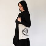 Agnes and Cat Cotton Bag 6oz - 35x30 cm - Naturally Artisan - Image 4