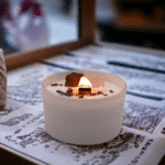 Chakra Crystal Candles - Sacred Chakra - Image 6