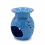 Floral Oil Burner - Blue - Image 2