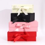 Flat Pack Gift Box - Large  (28.2x20.2x9.2cm) - Pink - Image 6