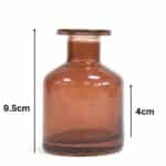 140 ml Round Alchemist Reed Diffuser Bottle - Brown - Image 4
