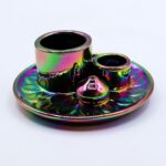 Palo Santo Stick & Smudge Holder - Mandala - Metalic Rainbow - Image 10