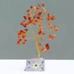 Carnelian Gemstone Tree - 80 Stones