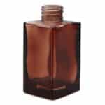 100 ml Square Long Reed Diffuser bottle - Amber - Image 4