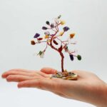 Gemstone Tree - Multi Stones on Natural Agate Base (35 stones) - Image 3