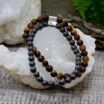 Magnetic Gemstone Bracelet - Tiger Eye - Image 5