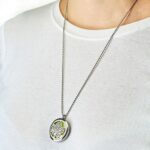 Aromatherapy Jewellery Necklace - Hand of Fatima 30mm - Image 4