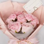 Large Pink Roses Bouquet - Love is Eternal -  Gift Card - Image 2