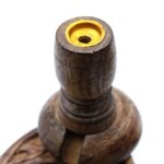 Sm Mango Wood Backflow Burner - Brass Buddha - Image 6