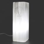 Selenite Block Lamp 25cm - Tree of Life - Image 3