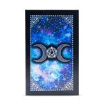 Blue Foil Tarot Card Set - Moon Face - with booklet - Image 3