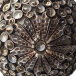 Boho Sea Shell Lamp - Chocolate Twist Square - 15cm - Image 3