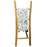 Nomad Sari On the Med Collection - Pario - White , Blue & Gold Evil Eye Design - Image 2