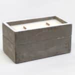 Large Concrete Soy Candle  - Clove & Dark Sandal - Image 2