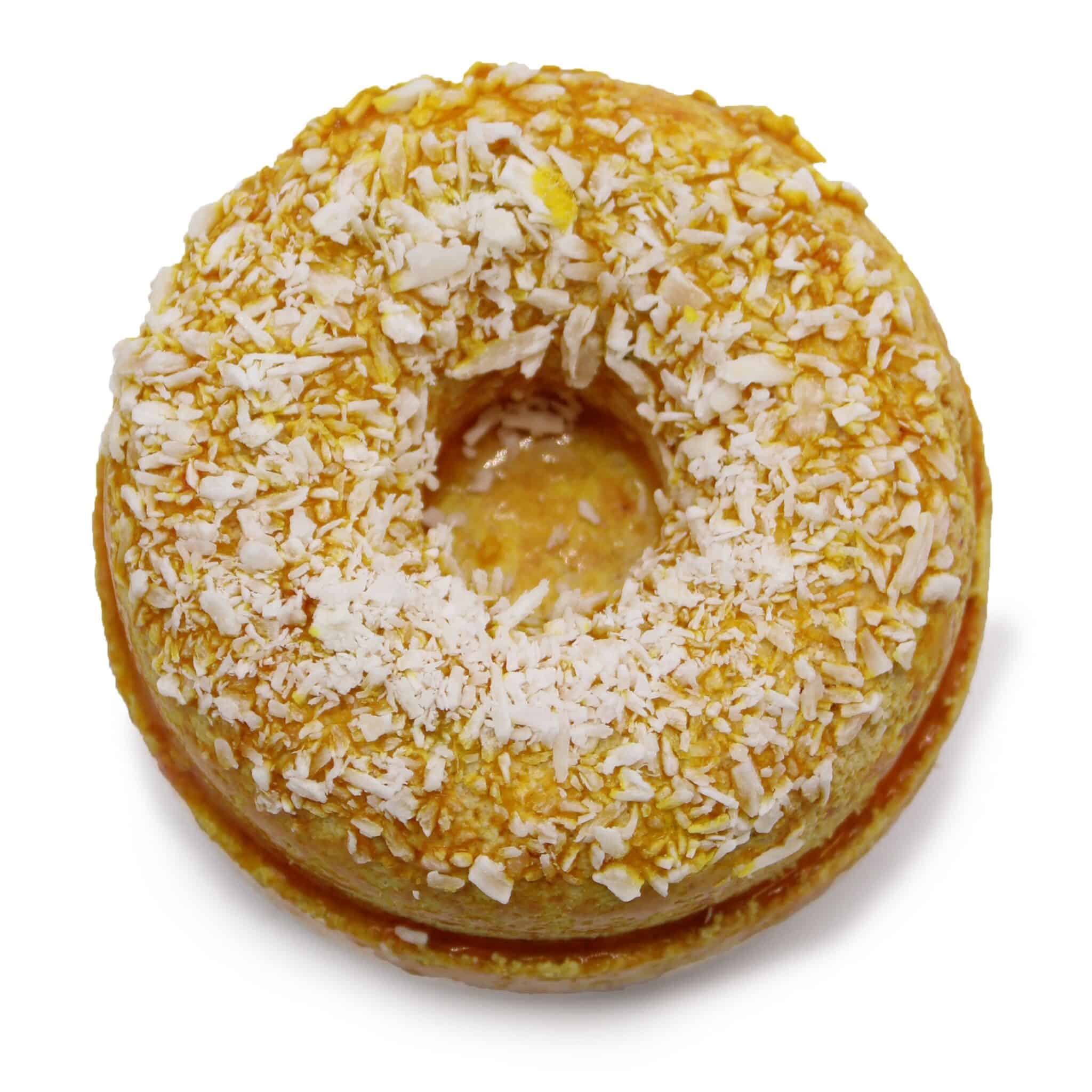 bG9jYWw6Ly9tZWRpYS85Ry9BRC82MFIzMEMxRzZSUzNBRDlHLzFkZTUwNjk5LmpwZWc 1x Cinnamon & Vanilla Bath Donut - Image 1
