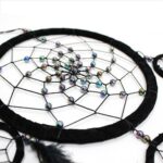 Bali Dreamcatcher - Large Round - Black/White/Red - Image 2
