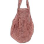 Pure Cotton Mesh Bag - Rose - Image 5