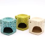 Classic Small Square Floral Oil Burners (aast) - Image 5