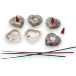 Small Heart Incense Holder 6x5.5x1.5cm - Image 7