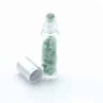 Gemstone Essential Oil Roller Bottle - Aventurine - Silver Cap + Gemstone Roller Tip for 5ml Bottle - Aventurine - Image 2