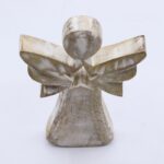 Mango Wood Angel - Whitewash with Star Cut Out - Image 4