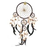 Bali Dreamcatcher - Large Round - Cream/Coffee/Choc - Image 4