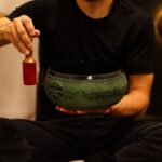Extra Loud - Mushroom Singing Bowl - Moss Green (23x10.5cm, 1.3kg) - Image 14
