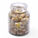Large Decor Wood Hearts -  Yellow Floral - Image 2