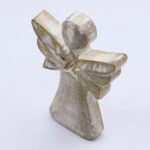 Mango Wood Angel - Whitewash with Star Cut Out - Image 6