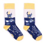 Hop Hare Bamboo Socks (41-46) - Midnight Cat - Image 2