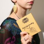 Necklace & Earring Set - Bravery Leaf - Gold - Image 5