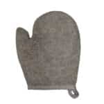 Bamboo & Linen Bath Glove  - Charcoal - Image 2