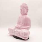 Meditation Buddha Lamp Cherry Crackle - Oval Stand - Image 7