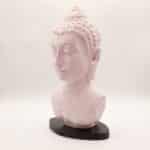 Buddha Bust Lamp Cherry Crackle - Oval stand - Image 7