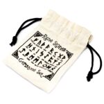Runes Stone Set in Pouch - Blue Onyx - Image 3