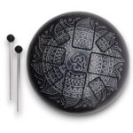 Med Steel Tongue Happy Drums  Om Mandala Engraved- 22x15cm - Image 2