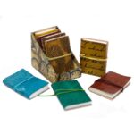 Mini Assorted Leather Notebook (10x7.5 cm)  - 1 piece - Image 3