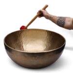 Plain - Huge Vibrational Feet Standing Bowl - 50x20cm - 10.7kg - Image 10