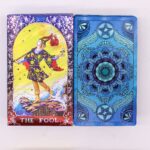 Blue Foil Tarot Card Set - Mandala - with booklet - Image 4