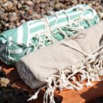 Cotton Pario Throw - 100x180 cm - Picnick Green - Image 5